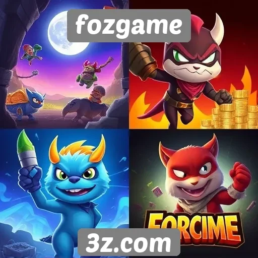 Novos jogos em destaque na plataforma Fozgame
